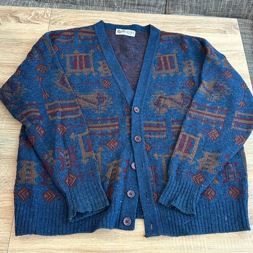 Leeds Woolrich Wool cardigan